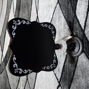 DECORATIVE WOODEN CHALKBOARD SIGN TABLE PIECE MESSAGE